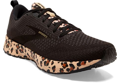 brooks leopard tennis shoes|brooks revel 4 leopard print.